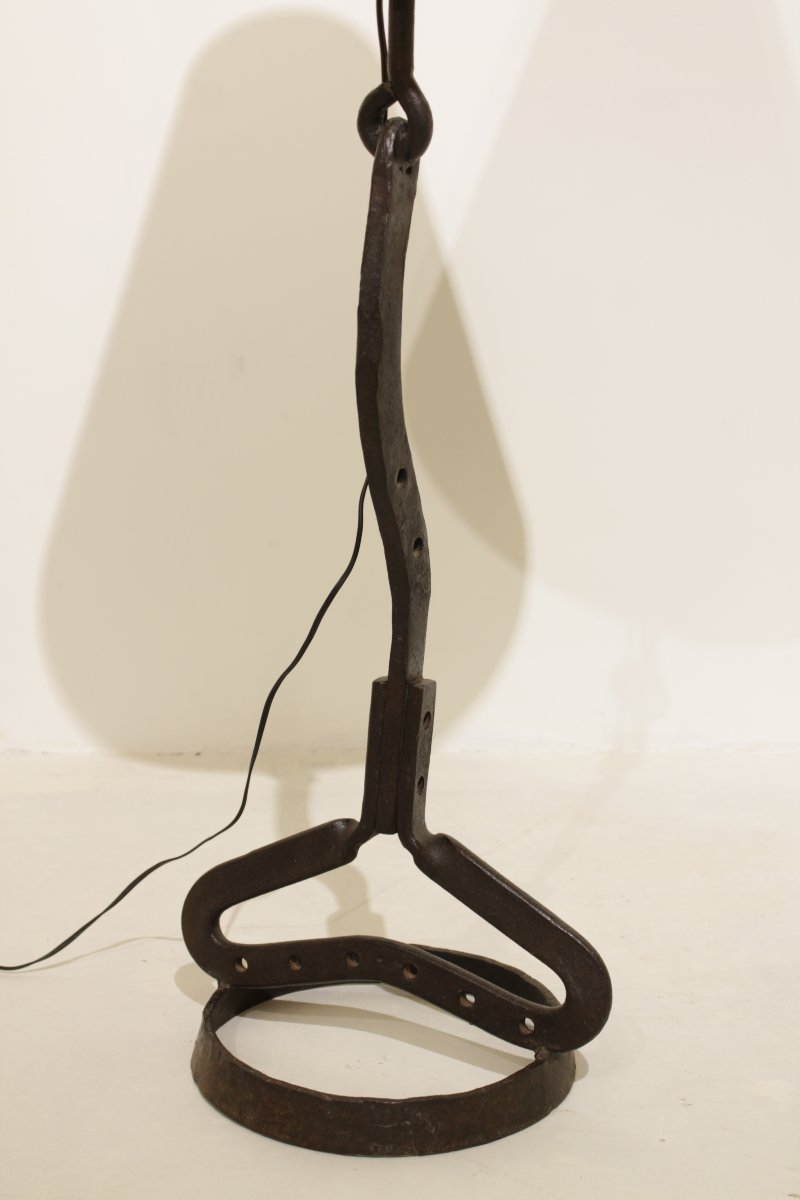 Wrought-iron Streetlamp Attributed To Léopold Gest-photo-3