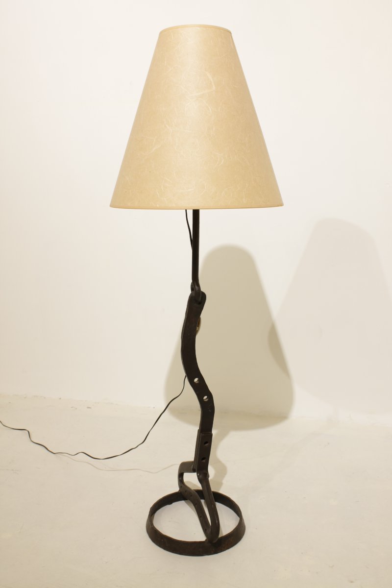 Wrought-iron Streetlamp Attributed To Léopold Gest-photo-4