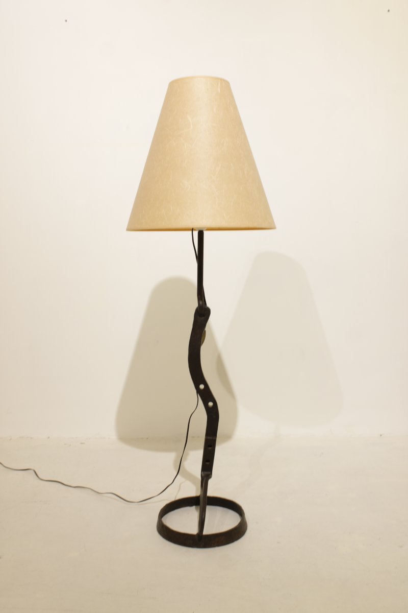Wrought-iron Streetlamp Attributed To Léopold Gest-photo-7