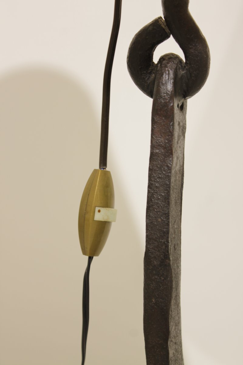 Wrought-iron Streetlamp Attributed To Léopold Gest-photo-1