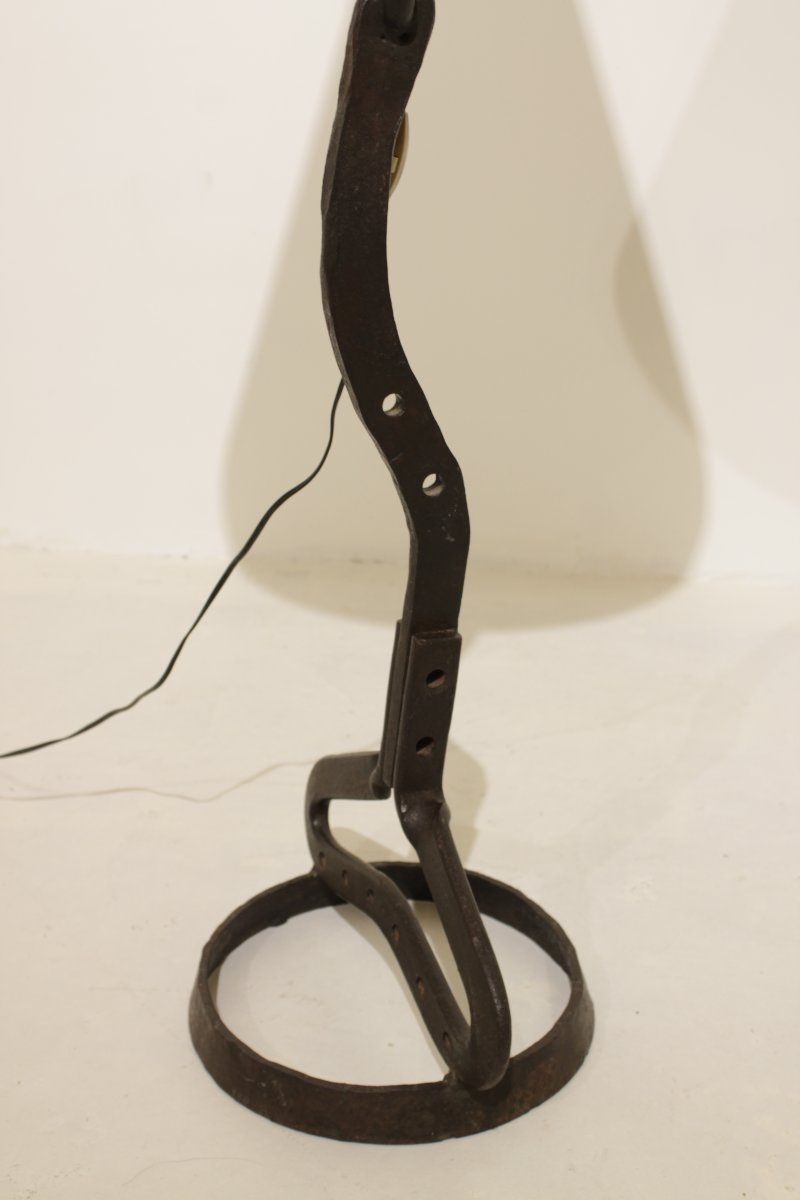 Wrought-iron Streetlamp Attributed To Léopold Gest-photo-4