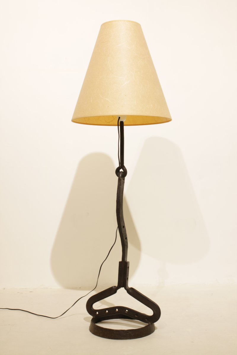 Wrought-iron Streetlamp Attributed To Léopold Gest