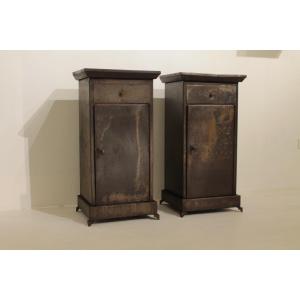 Pair Of Louis-philippe Style Metal Furniture