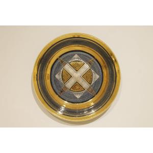Large Decorative Ceramic Plate By Georges Pelletier