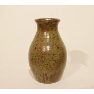 Important Vase In Pyrite-glazed Stoneware By Guy Baudat (1938–2019)