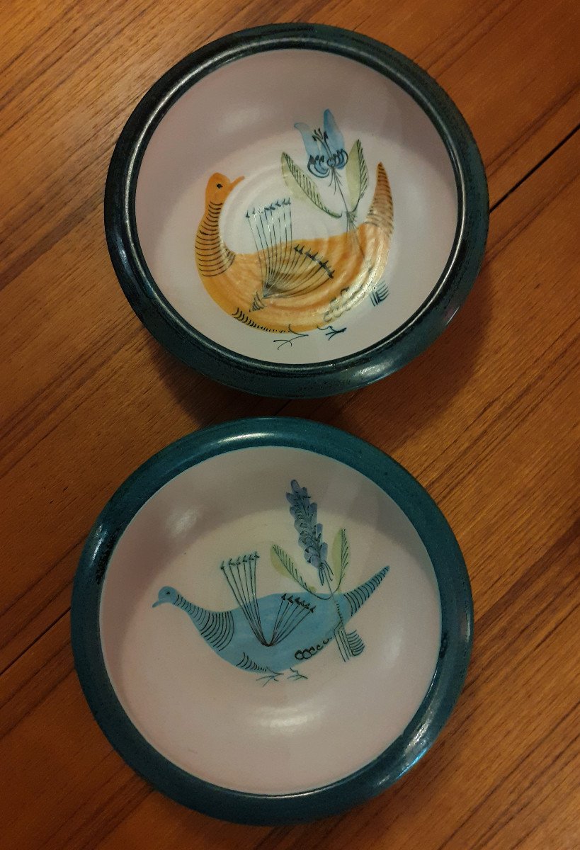 Six Ceramic Cups 1950-photo-2