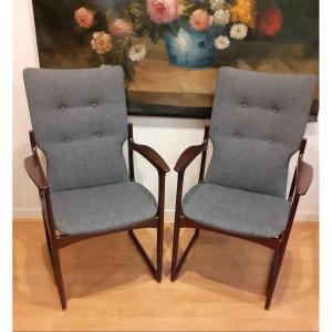 Pair Of XXth Armchairs