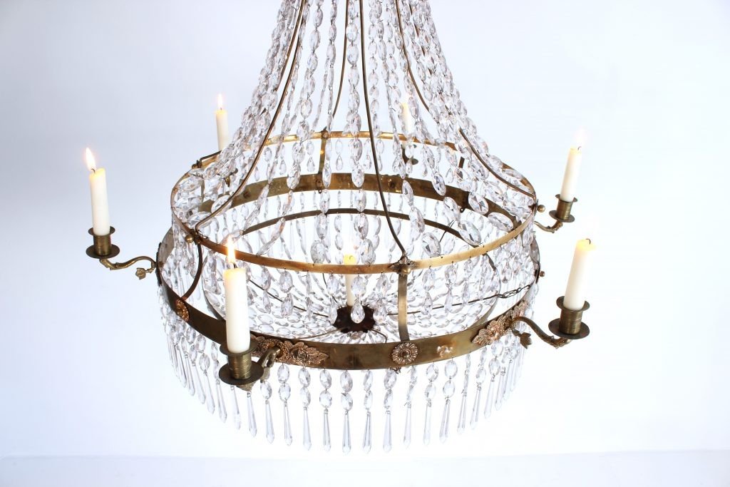 Chandelier From Sweden, Empire Period.-photo-1