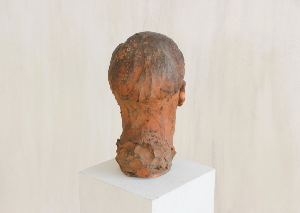 Terracotta Sculpture Of A Bust.-photo-2