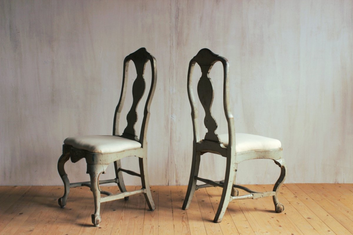 Série De 12 Chaises Suédoises -photo-3