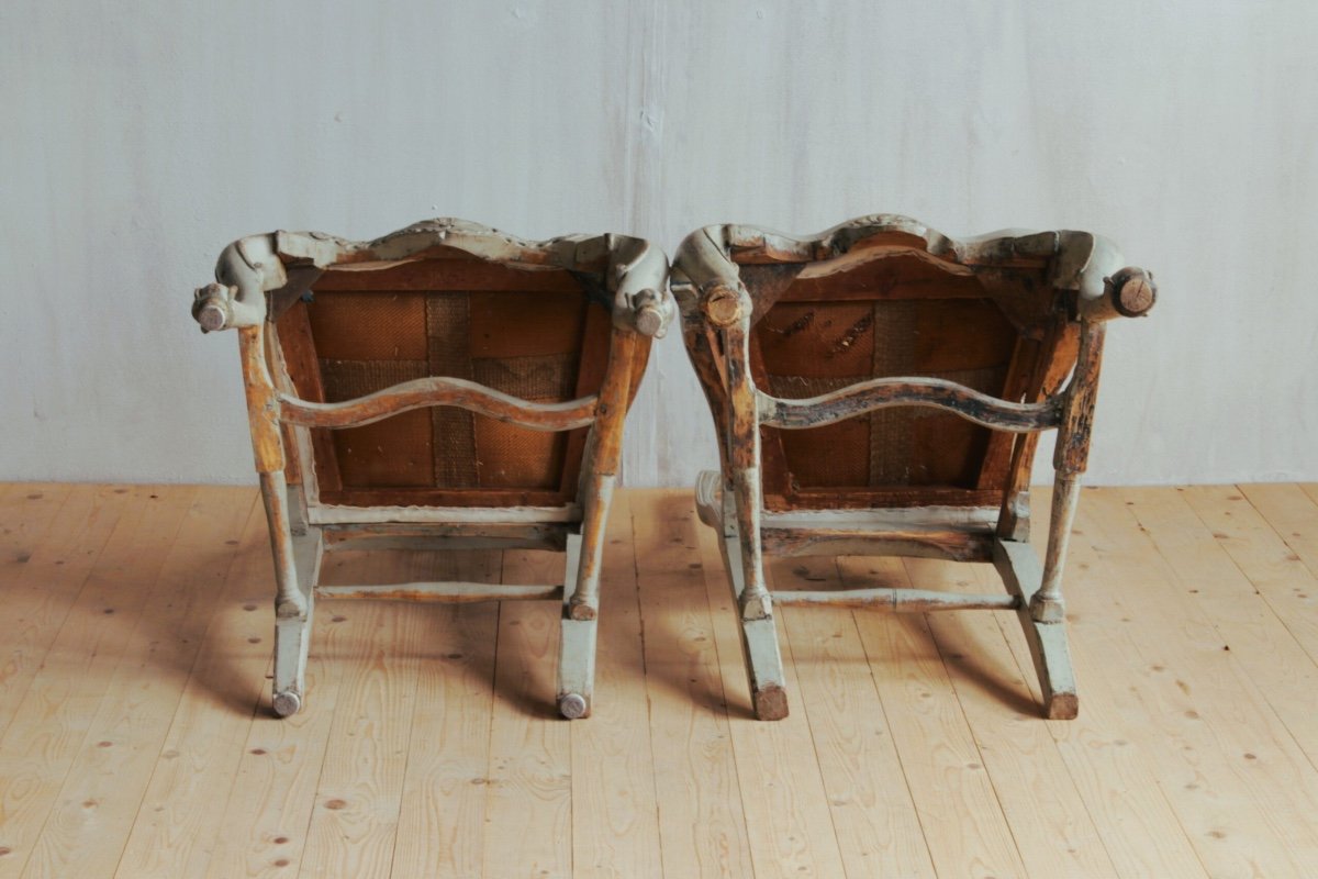 Série De 12 Chaises Suédoises -photo-2
