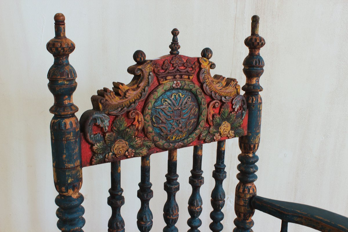 Paire de fauteuils de mariés-photo-8