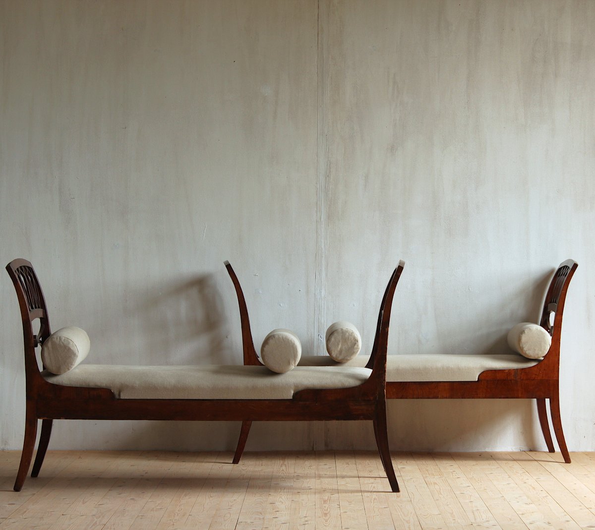 Pair Of Directory Benches-photo-1