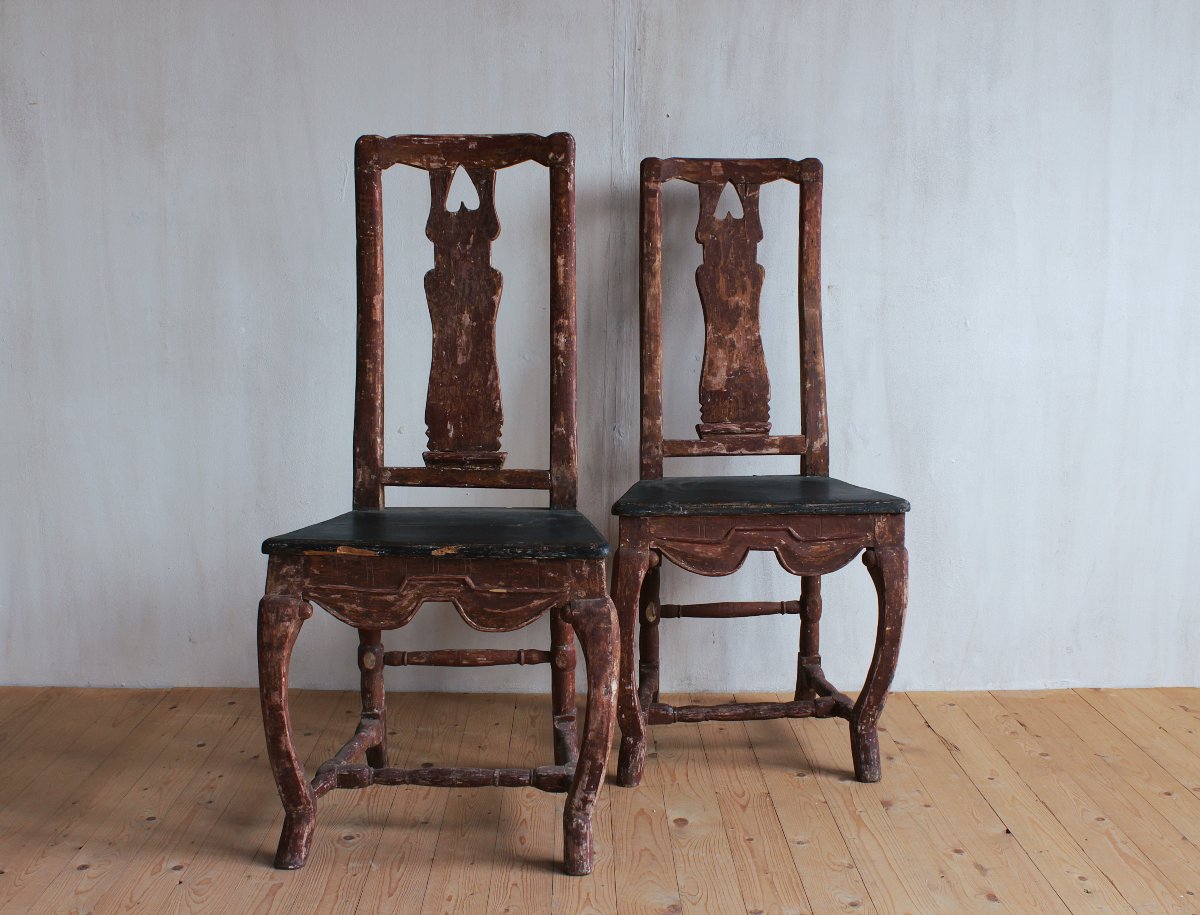 Pairs Of Rococo Chairs-photo-2