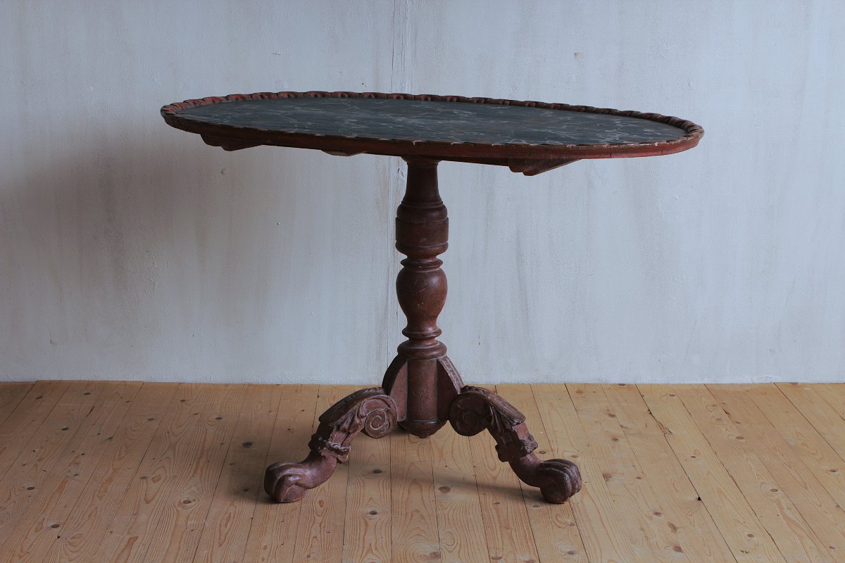 Baroque Pedestal Table-photo-4