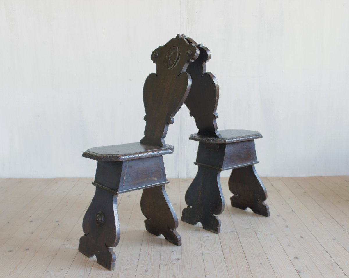 Pair Of Guard Stools