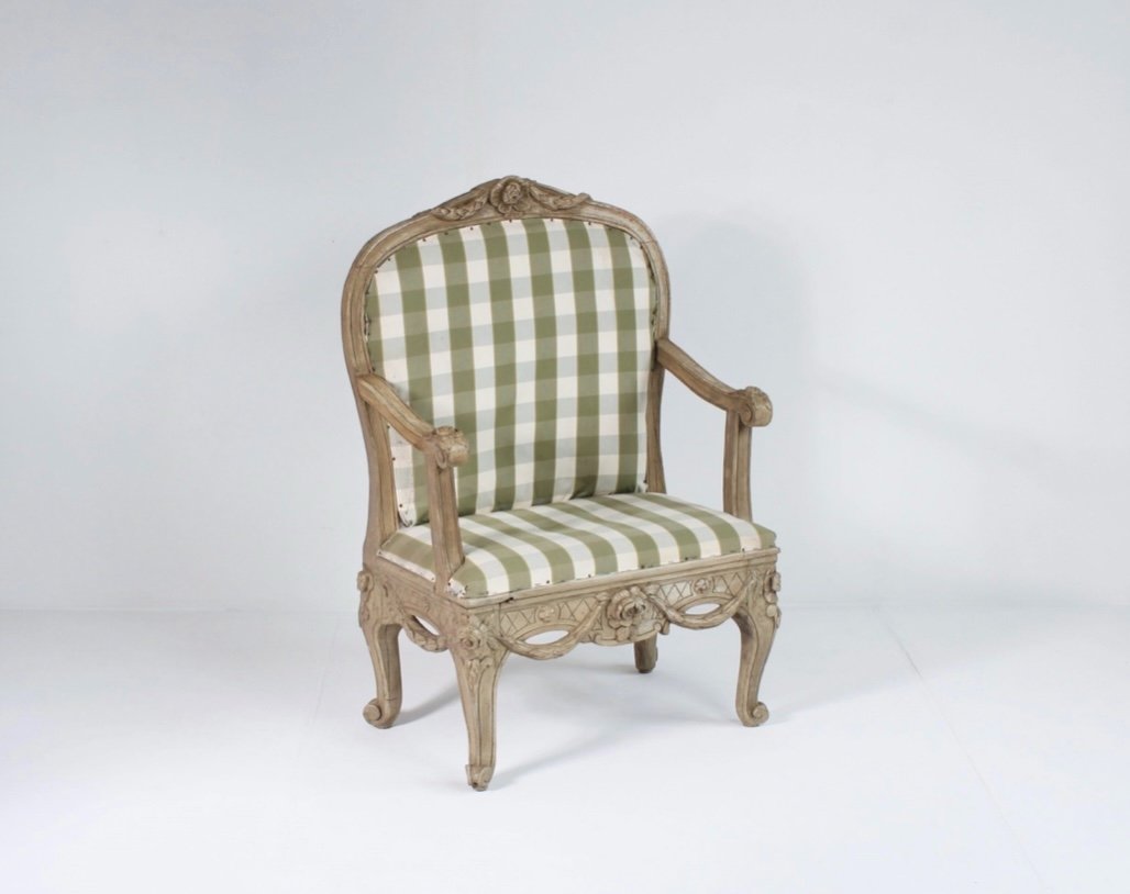 Fauteuil Suédois D’époque Rococo 