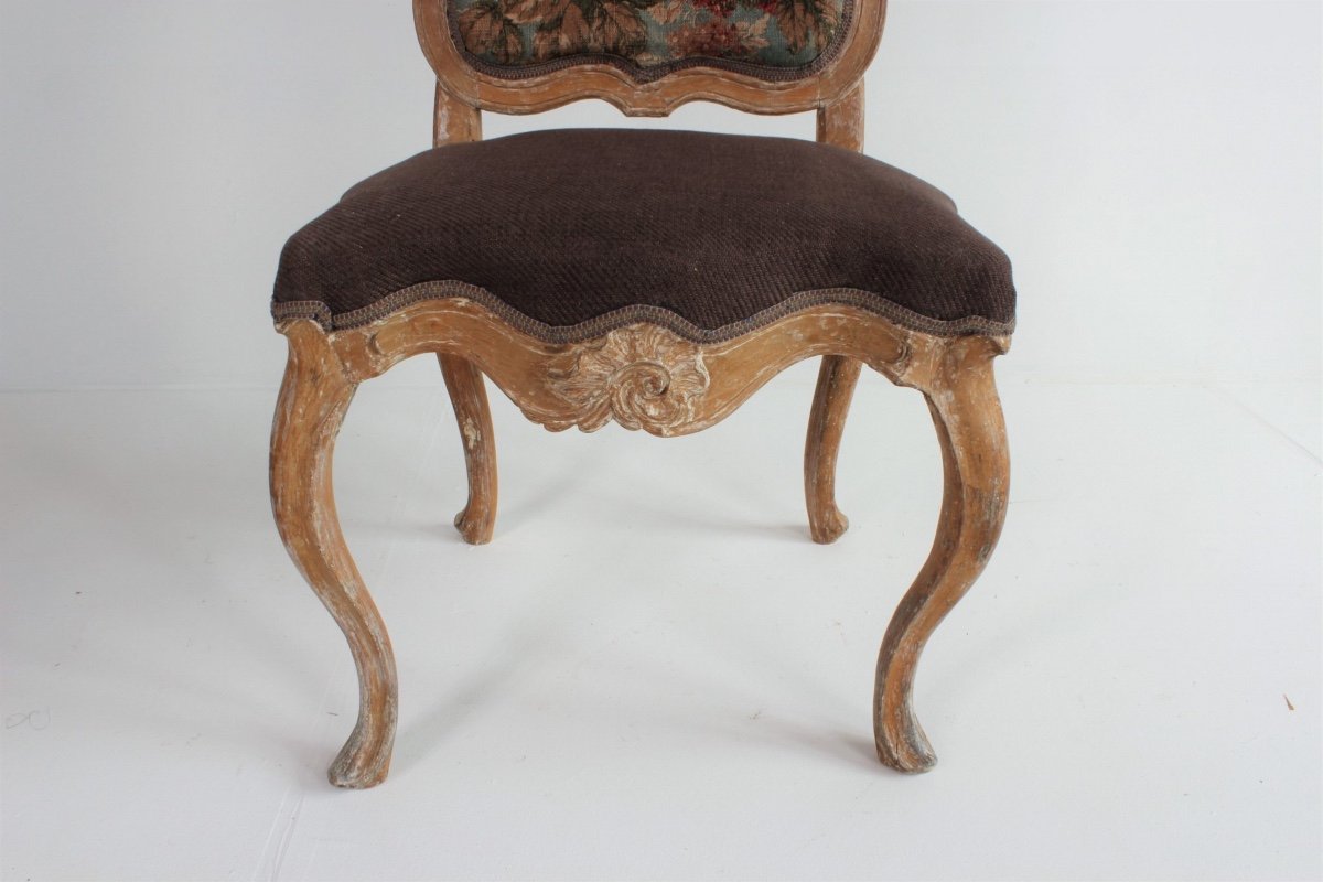 Series Of 4 Period Rococo Chairs-photo-2