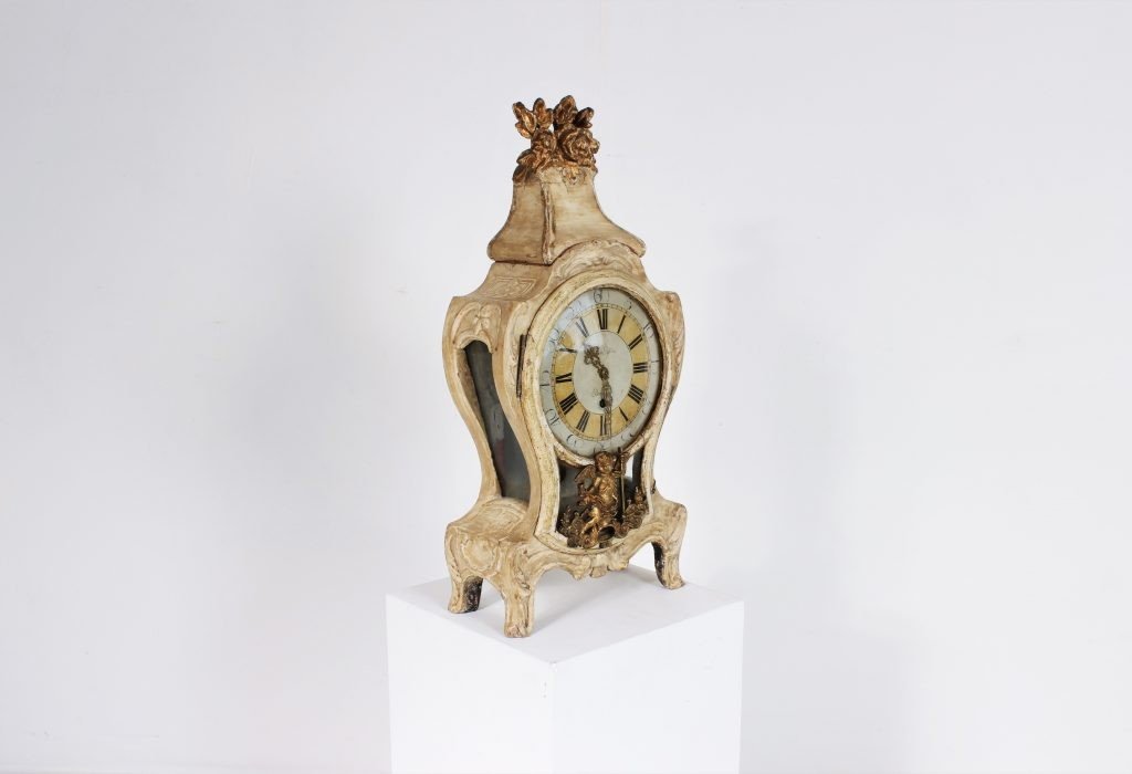 Swedish Clock Rococo Period 1750-60-photo-4