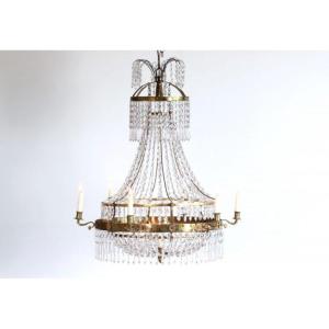 Chandelier From Sweden, Empire Period.