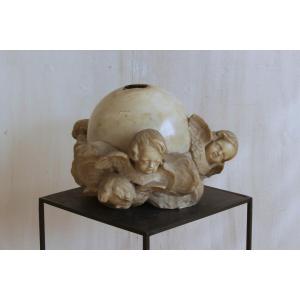 Sculpture d’anges en marbre