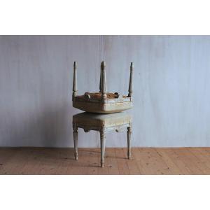 Paire de tabourets gustaviens