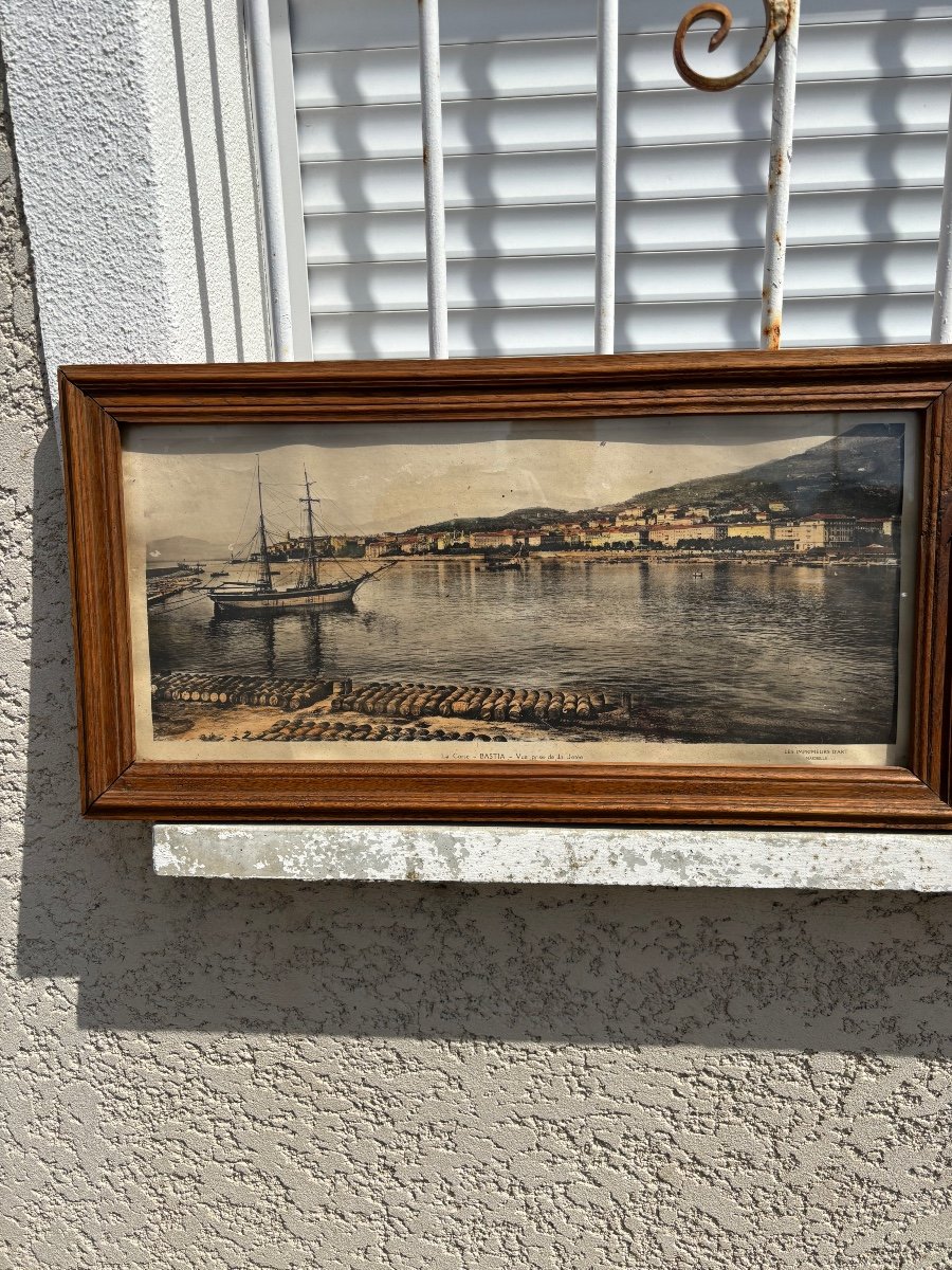 Corse Vue De La Jetée De Bastia Et Ajaccio -photo-3
