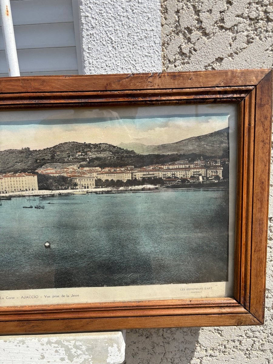 Corse Vue De La Jetée De Bastia Et Ajaccio -photo-1