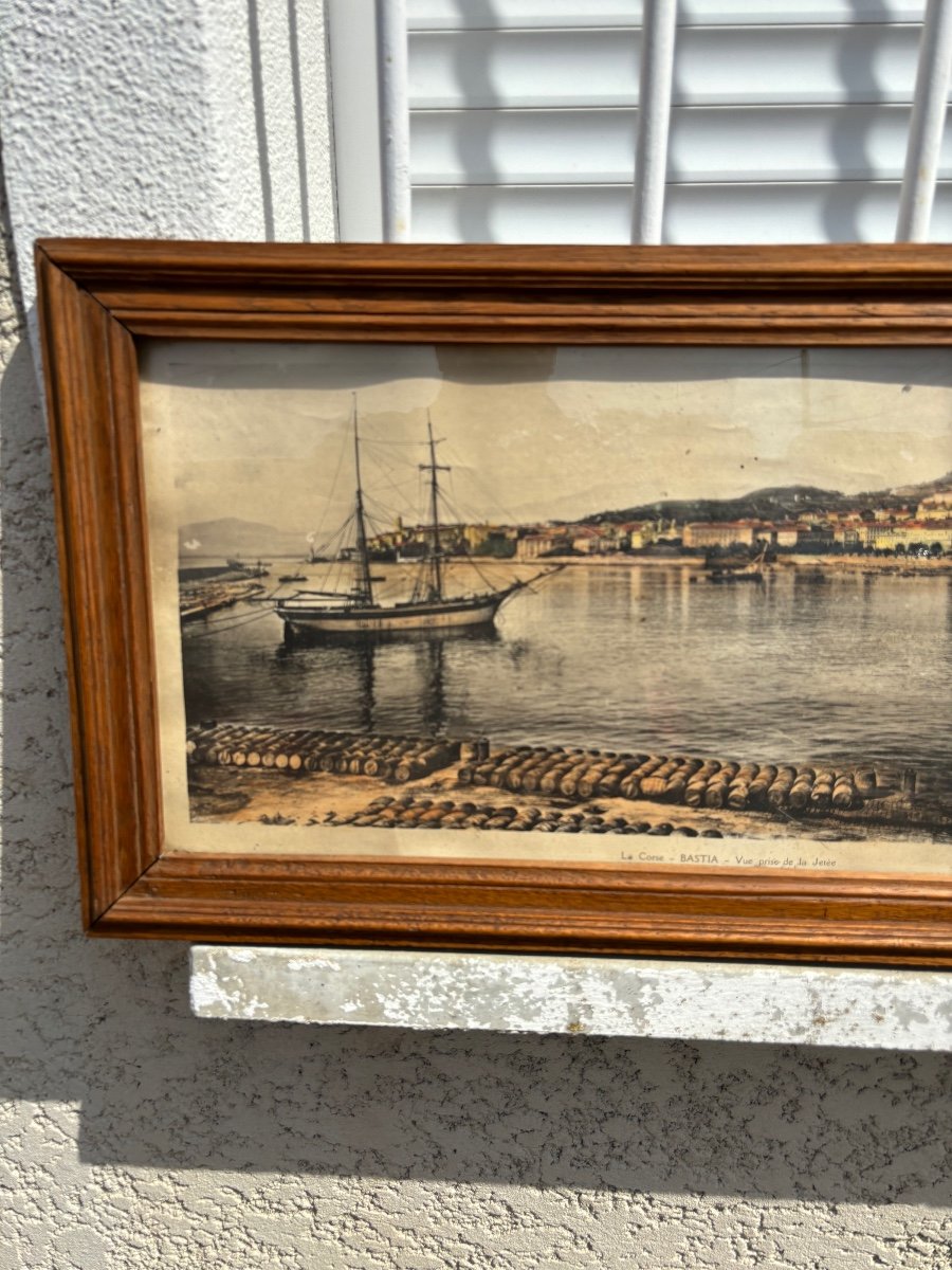 Corse Vue De La Jetée De Bastia Et Ajaccio -photo-4