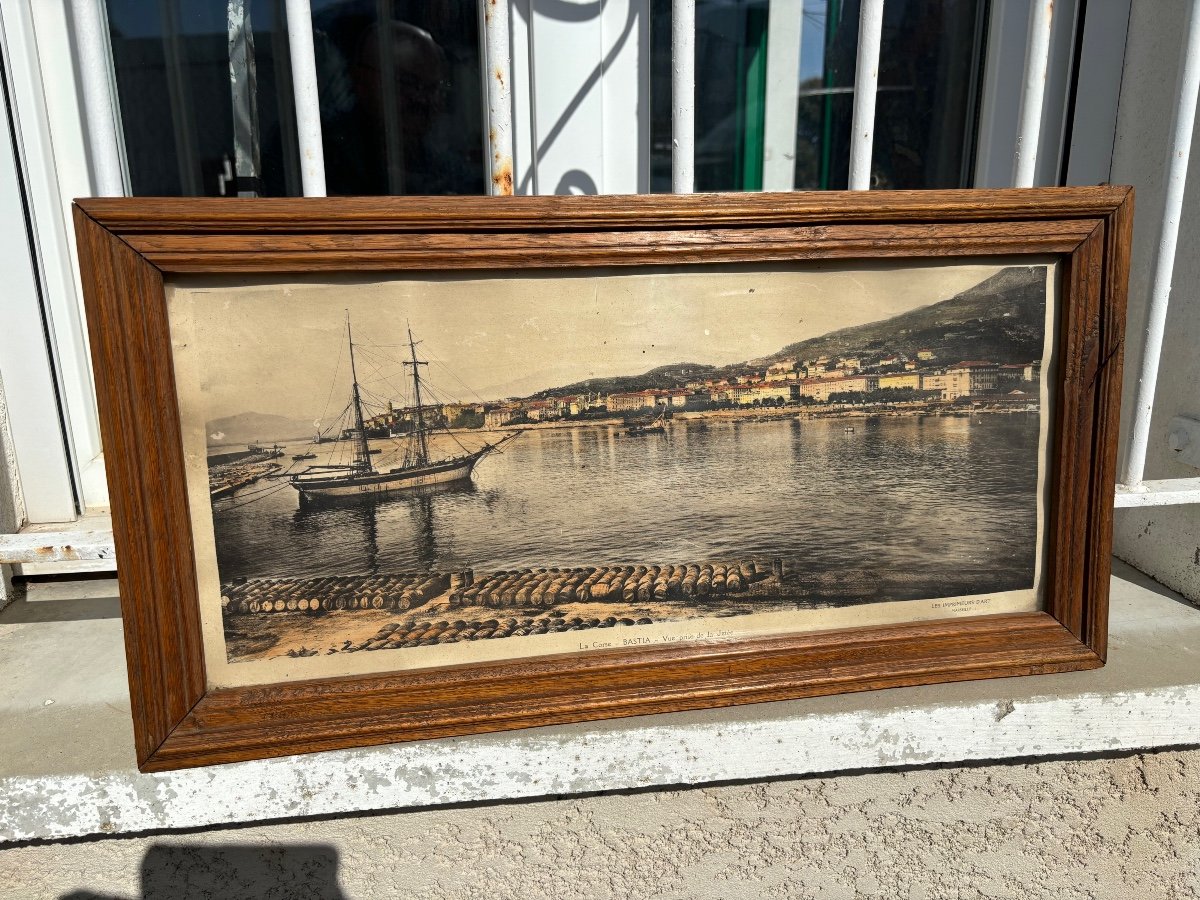 Corse Vue De La Jetée De Bastia Et Ajaccio -photo-6