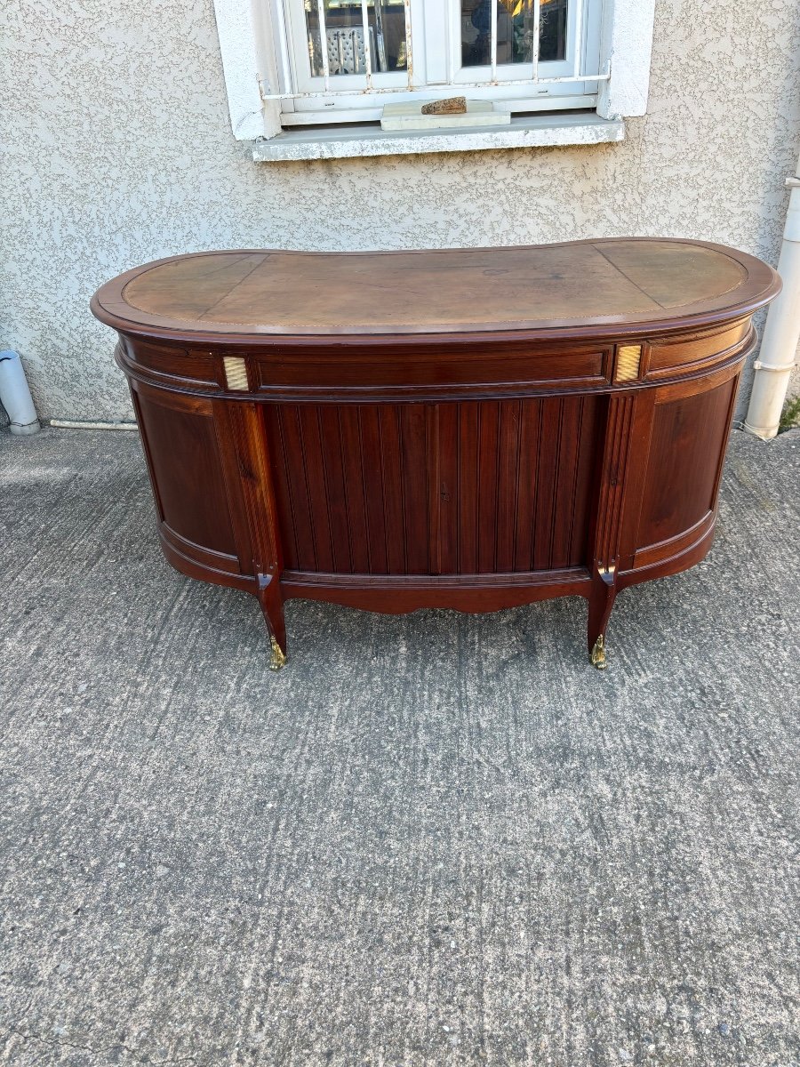 BUREAU ROGNON EN ACAJOU ÉPOQUE XIX SIÈCLE -photo-2