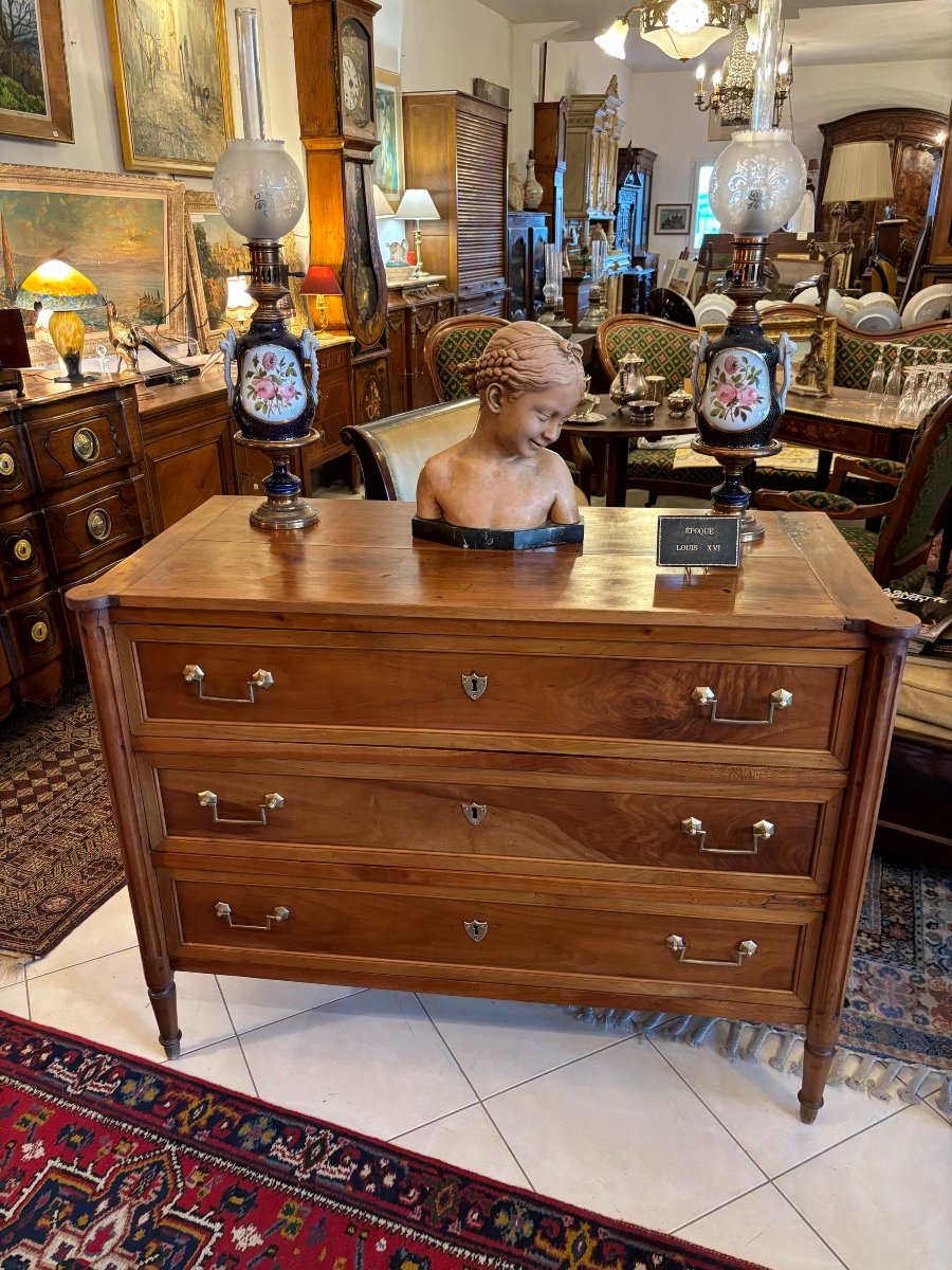 Louis XVI Period Chest Of Drawers -photo-2