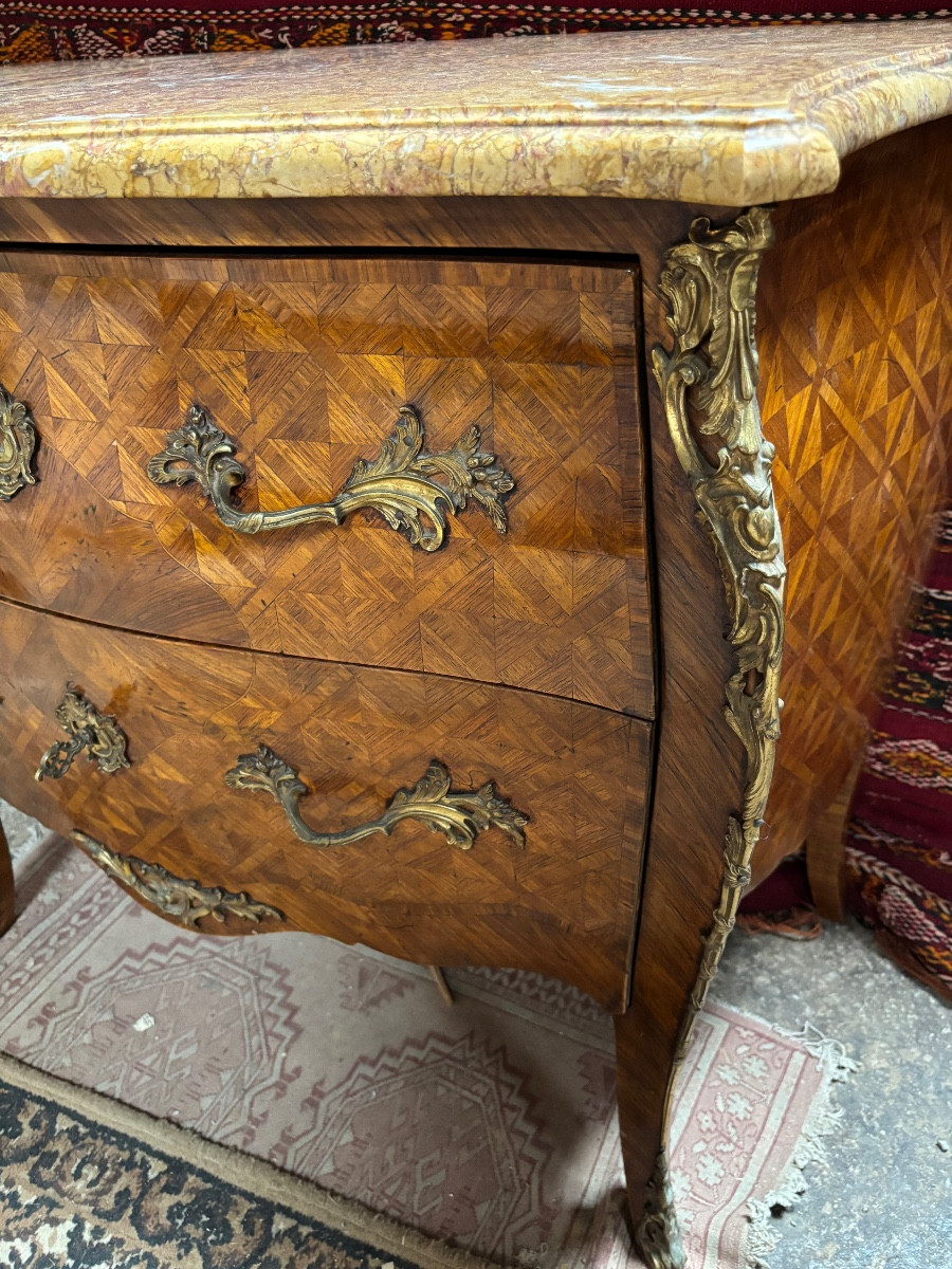 Louis XV Style Chest Of Drawers-photo-2