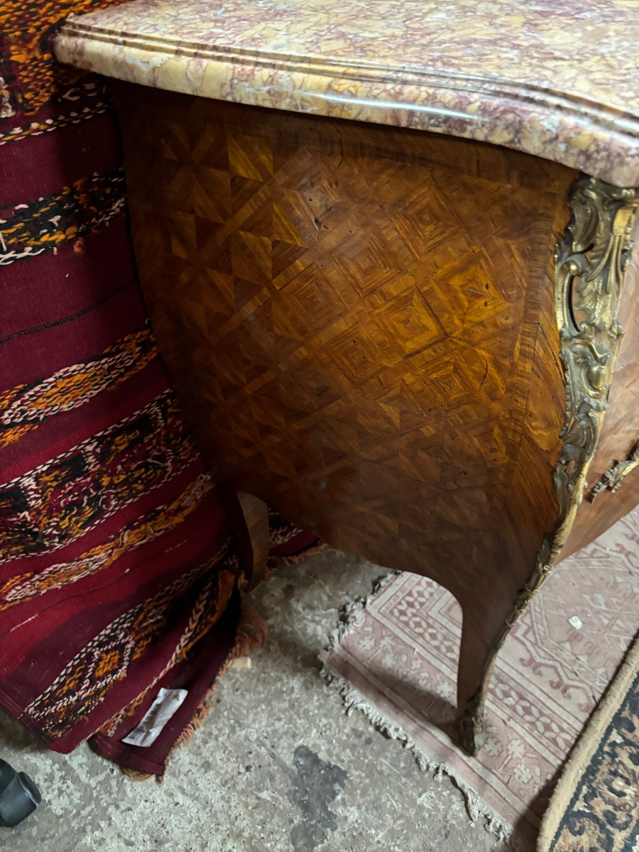 Louis XV Style Chest Of Drawers-photo-7