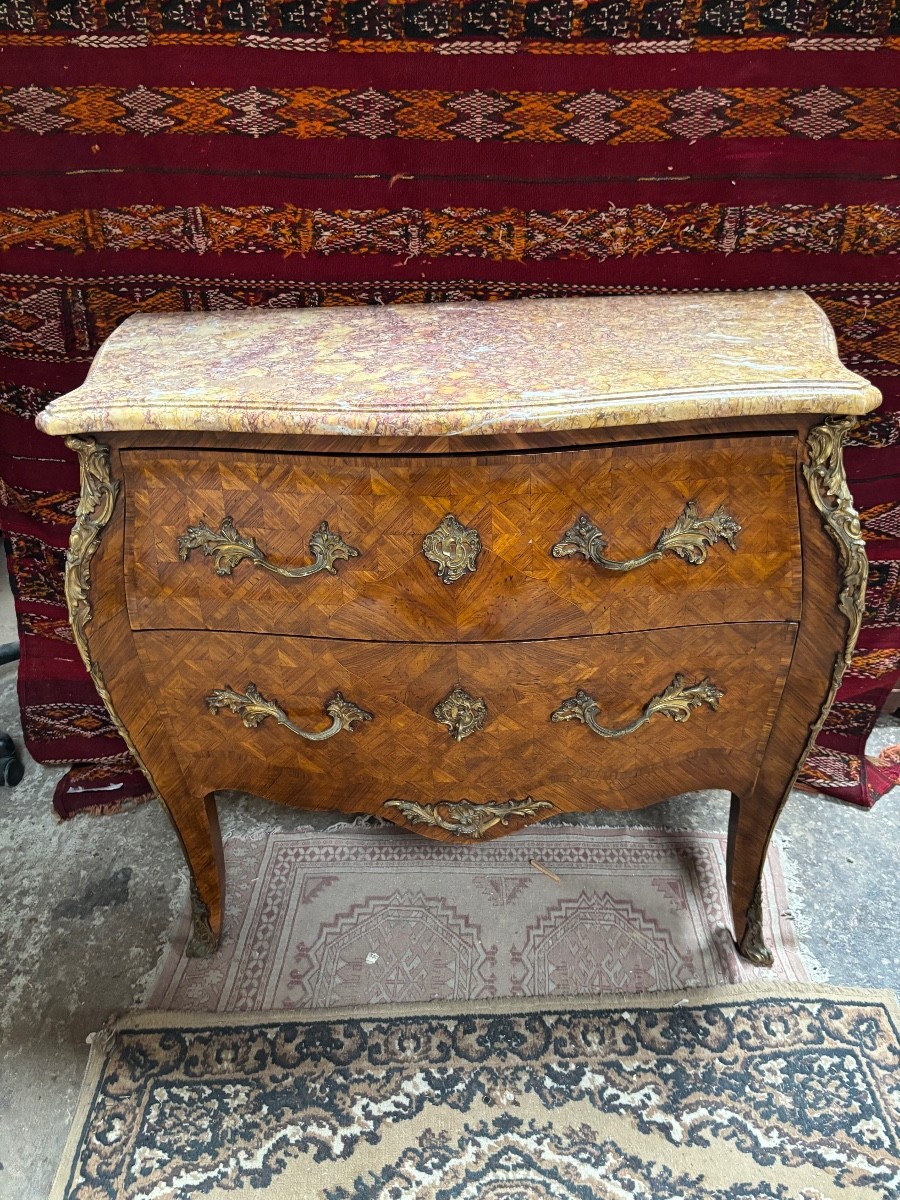 Louis XV Style Chest Of Drawers