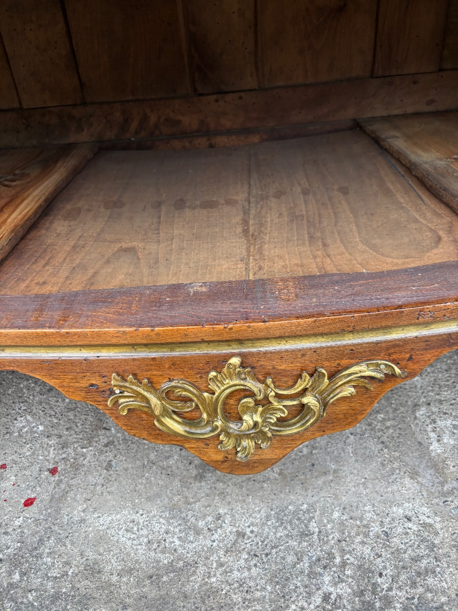 COMMODE TOMBEAU EN NOYER 18 IEME -photo-8