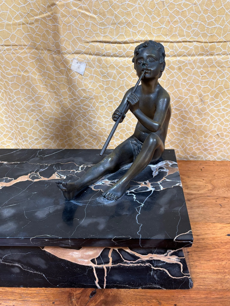 SCULPTURE EN BRONZE ART DÉCO-photo-4