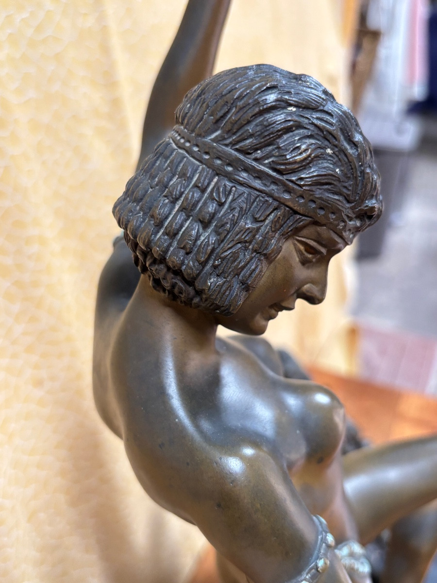 SCULPTURE EN BRONZE ART DÉCO-photo-2