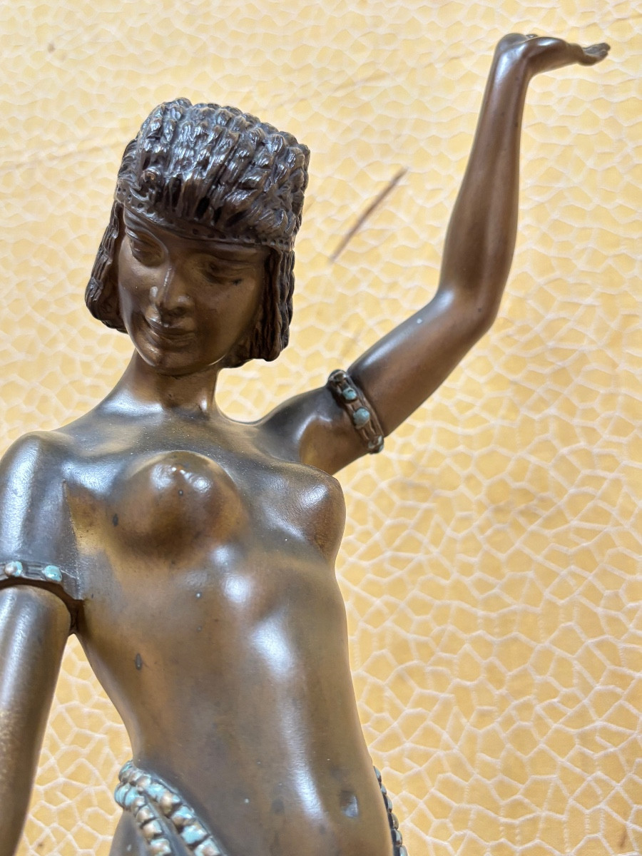 SCULPTURE EN BRONZE ART DÉCO-photo-4