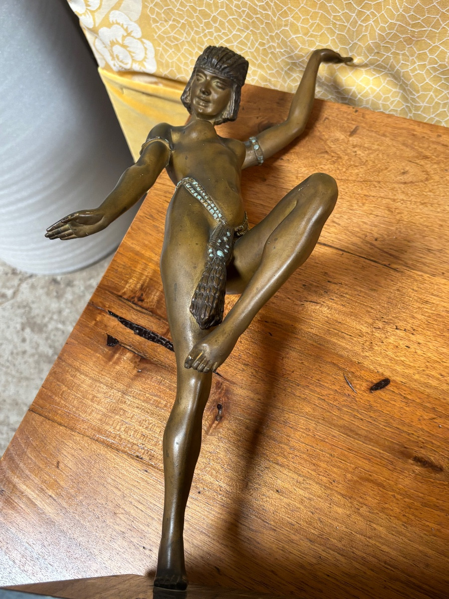 SCULPTURE EN BRONZE ART DÉCO-photo-6