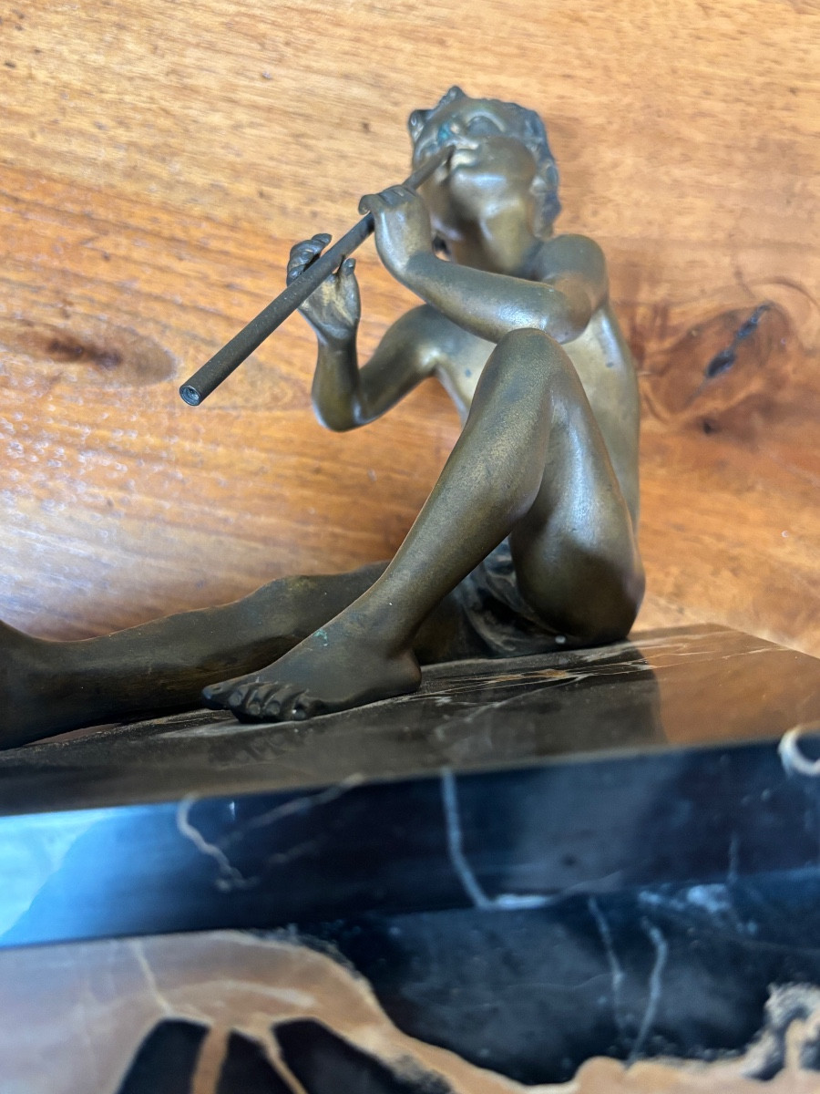 SCULPTURE EN BRONZE ART DÉCO-photo-7
