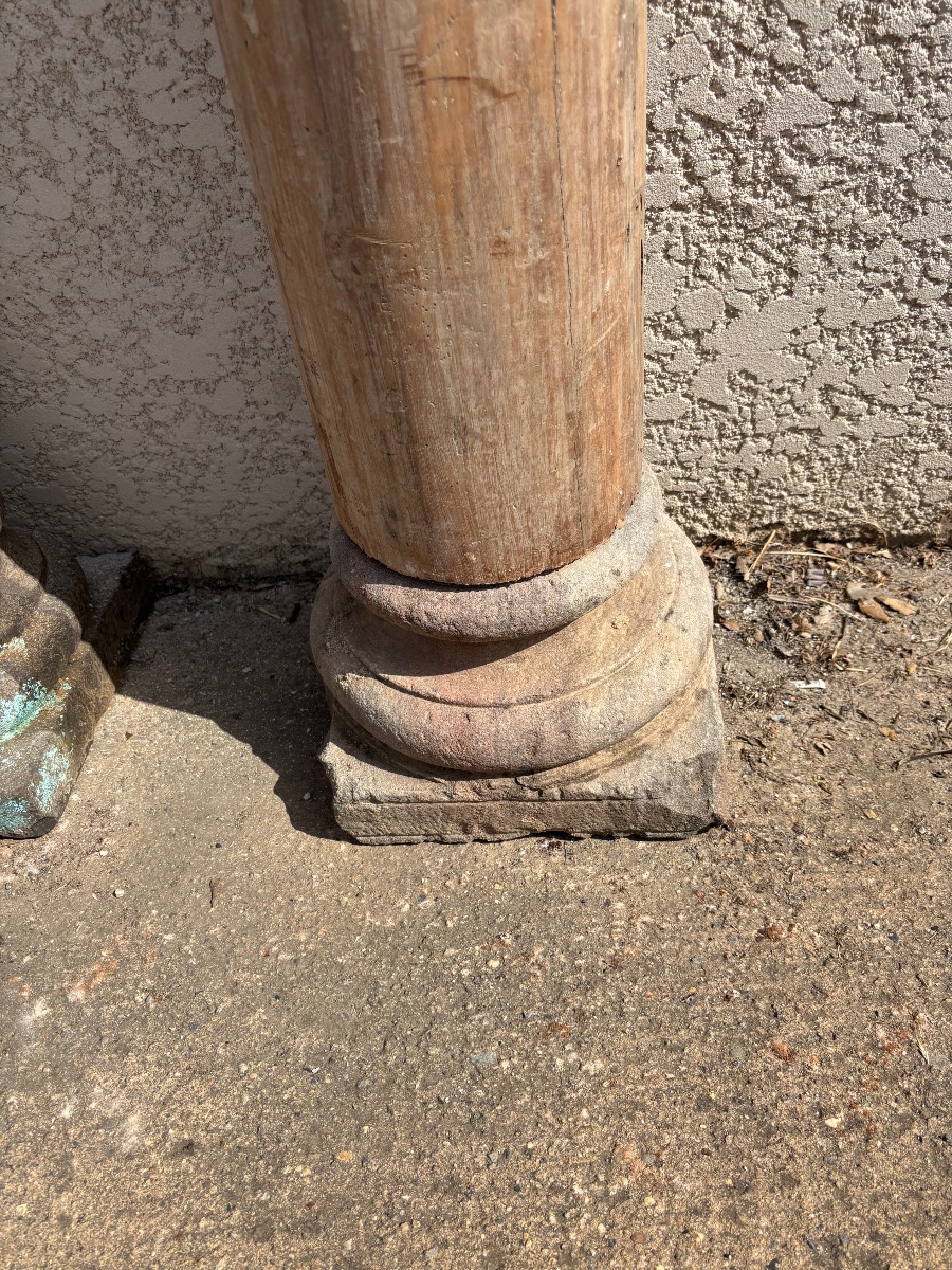 PAIRE DE COLONNES EMPIRE -photo-4