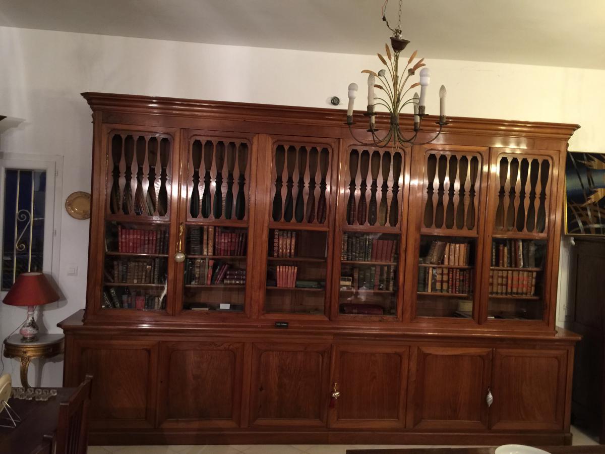  Bibliothèque epoque restauration