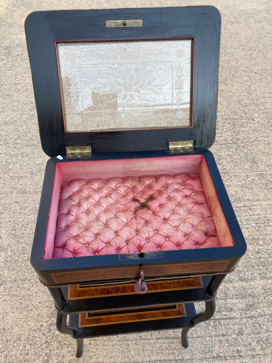 Petite Table Vitrine Époque NapolÉon III -photo-4