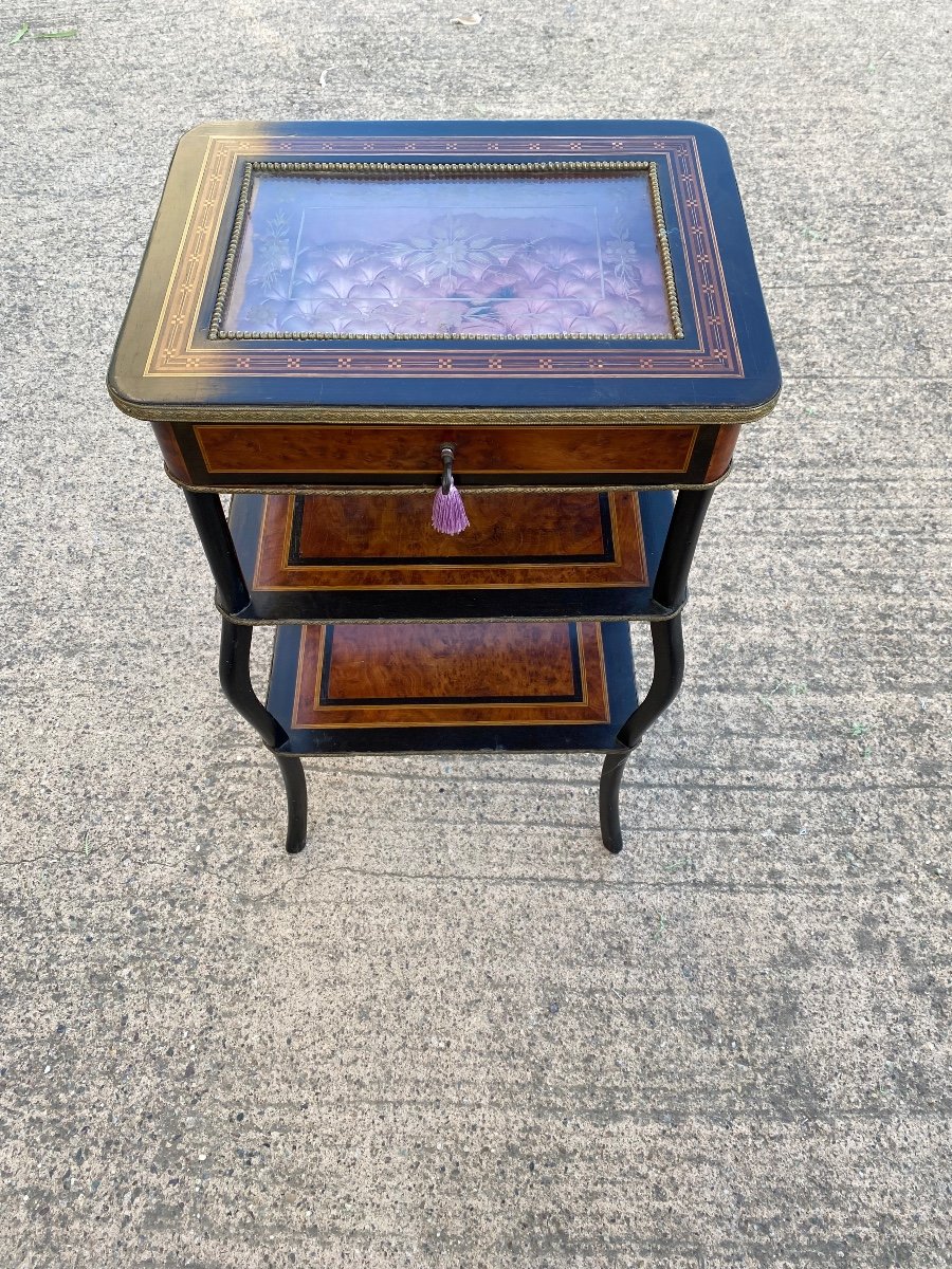 Petite Table Vitrine Époque NapolÉon III 