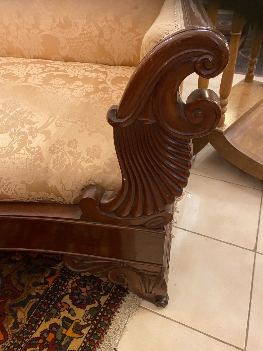 Belle Banquette Époque NapolÉon III -photo-2