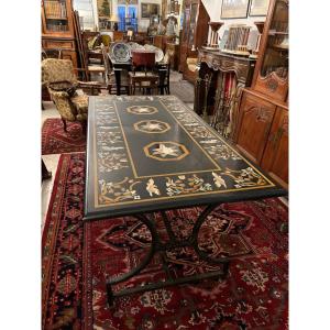 Marble Marquetry Table