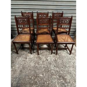 Suite De 6 Chaises Henri  ll