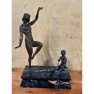 SCULPTURE EN BRONZE ART DÉCO