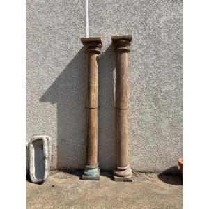 Pair Of Empire-style Columns
